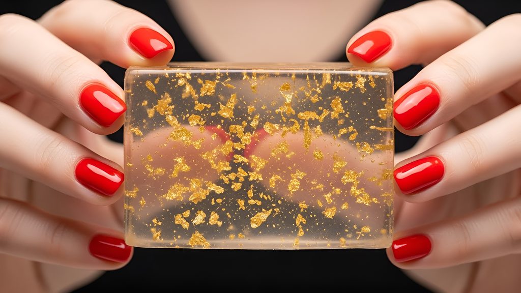 24K Gold & Argan Oil Glycerin Soap