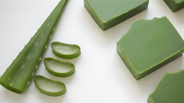 Cold-Process Natural Aloe Vera Soap
