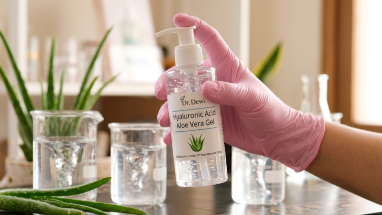 Aloe Vera and Hyaluronic Acid Facial Gel